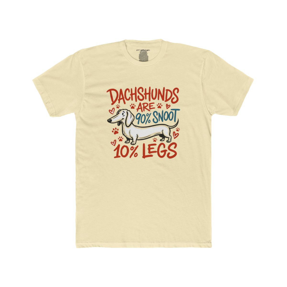 Dachshunds are 90% Snoot 10% Legs T-Shirt | Cute Wiener Dog Tee - Image 12