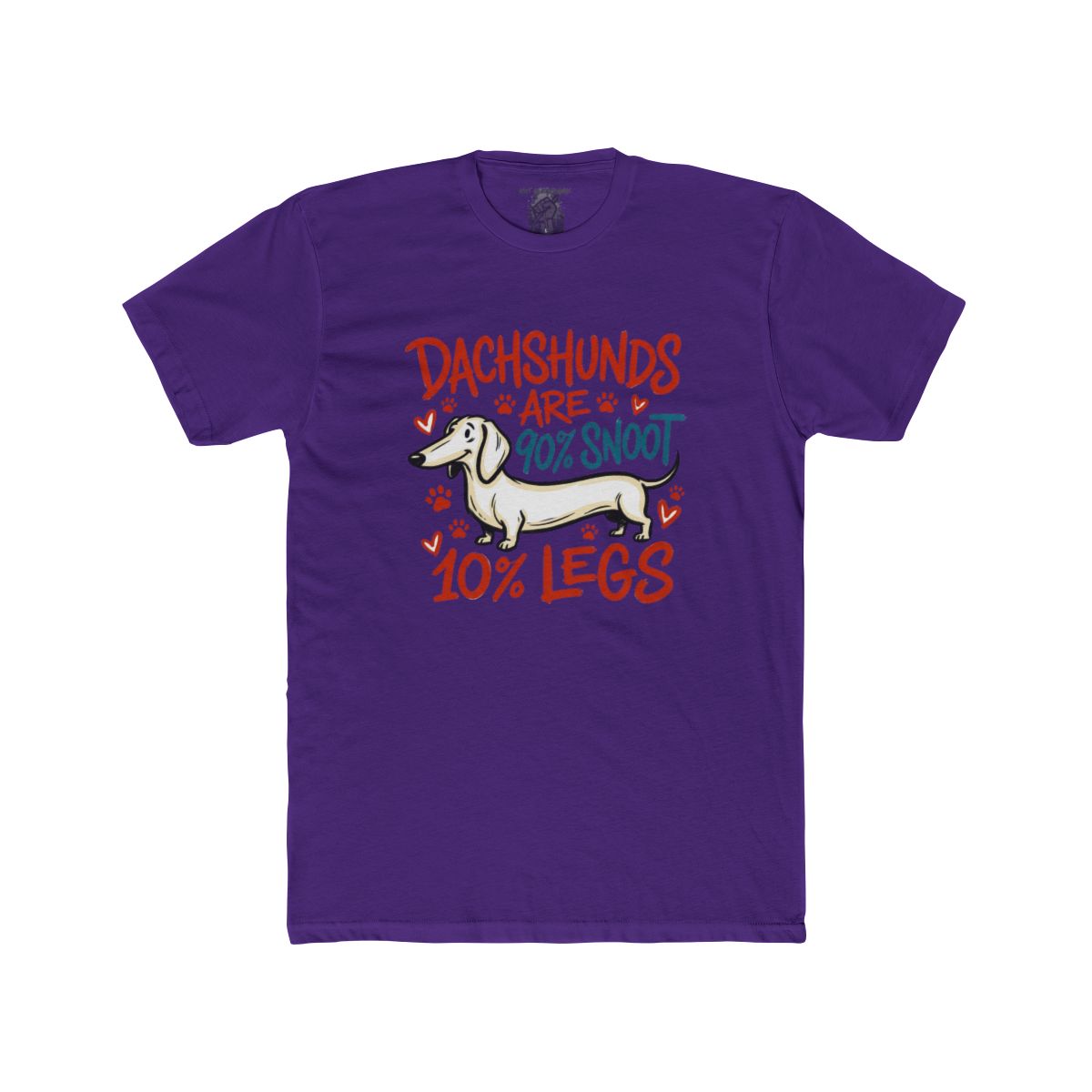 Dachshunds are 90% Snoot 10% Legs T-Shirt | Cute Wiener Dog Tee - Image 13