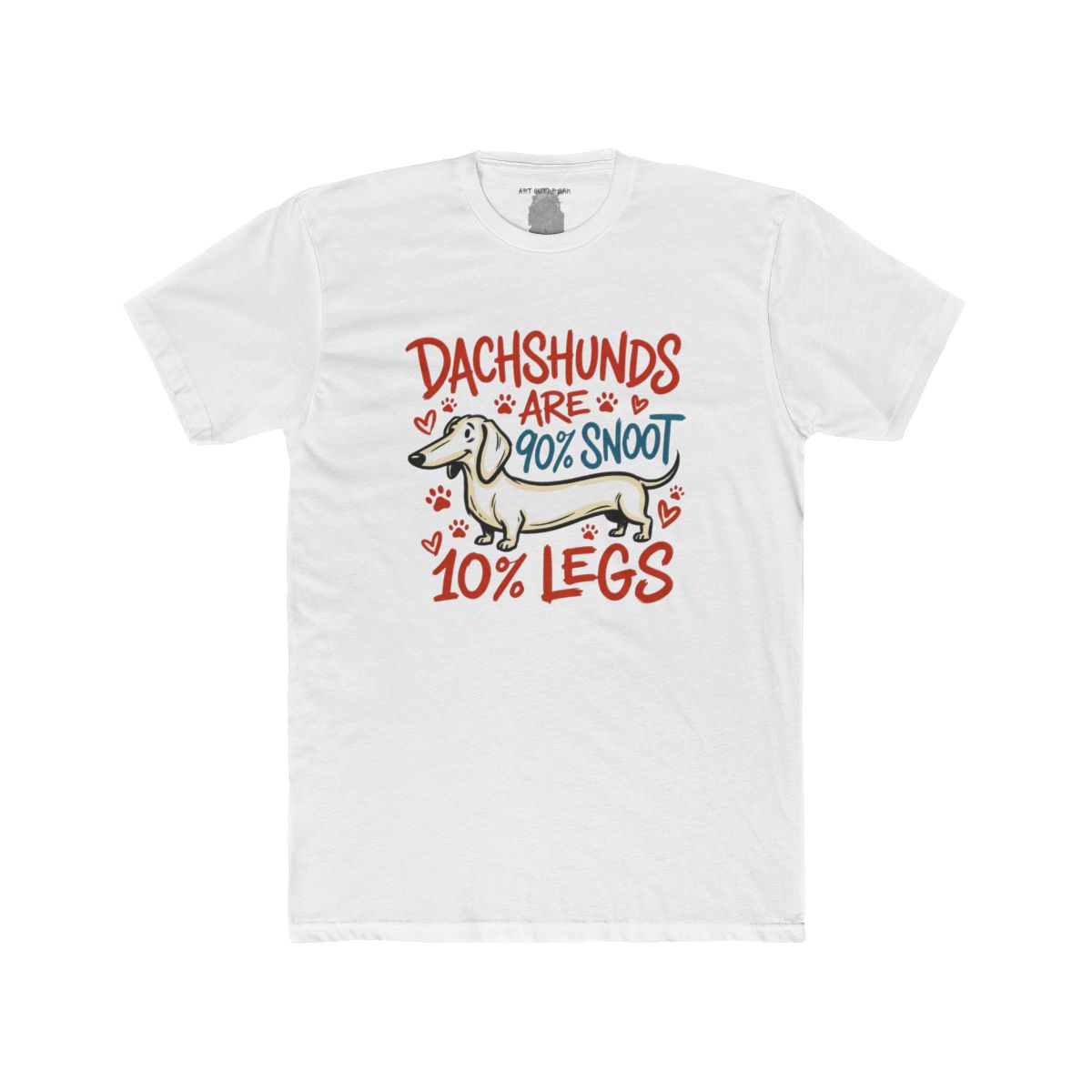 Dachshunds are 90% Snoot 10% Legs T-Shirt | Cute Wiener Dog Tee - Image 16