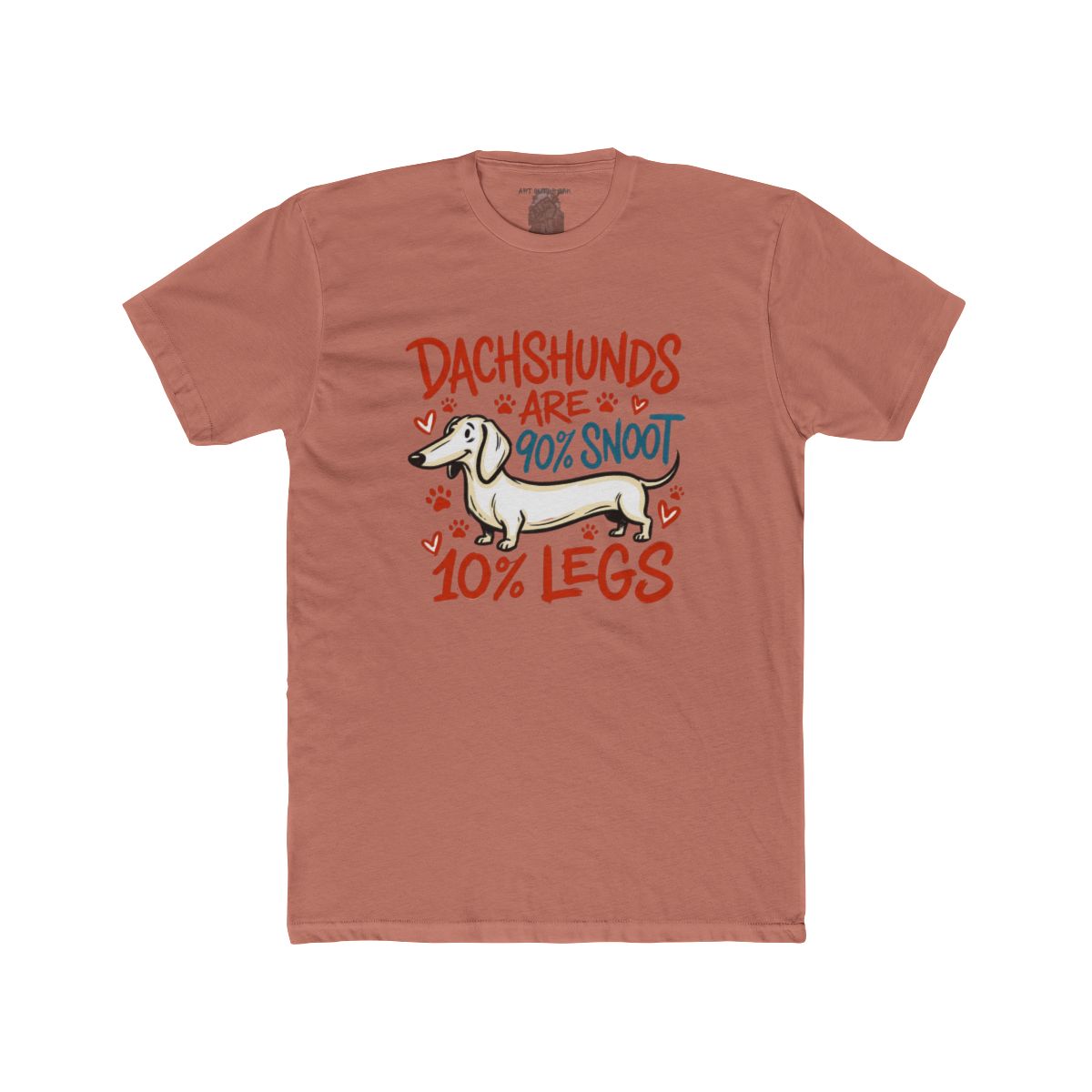 Dachshunds are 90% Snoot 10% Legs T-Shirt | Cute Wiener Dog Tee - Image 5