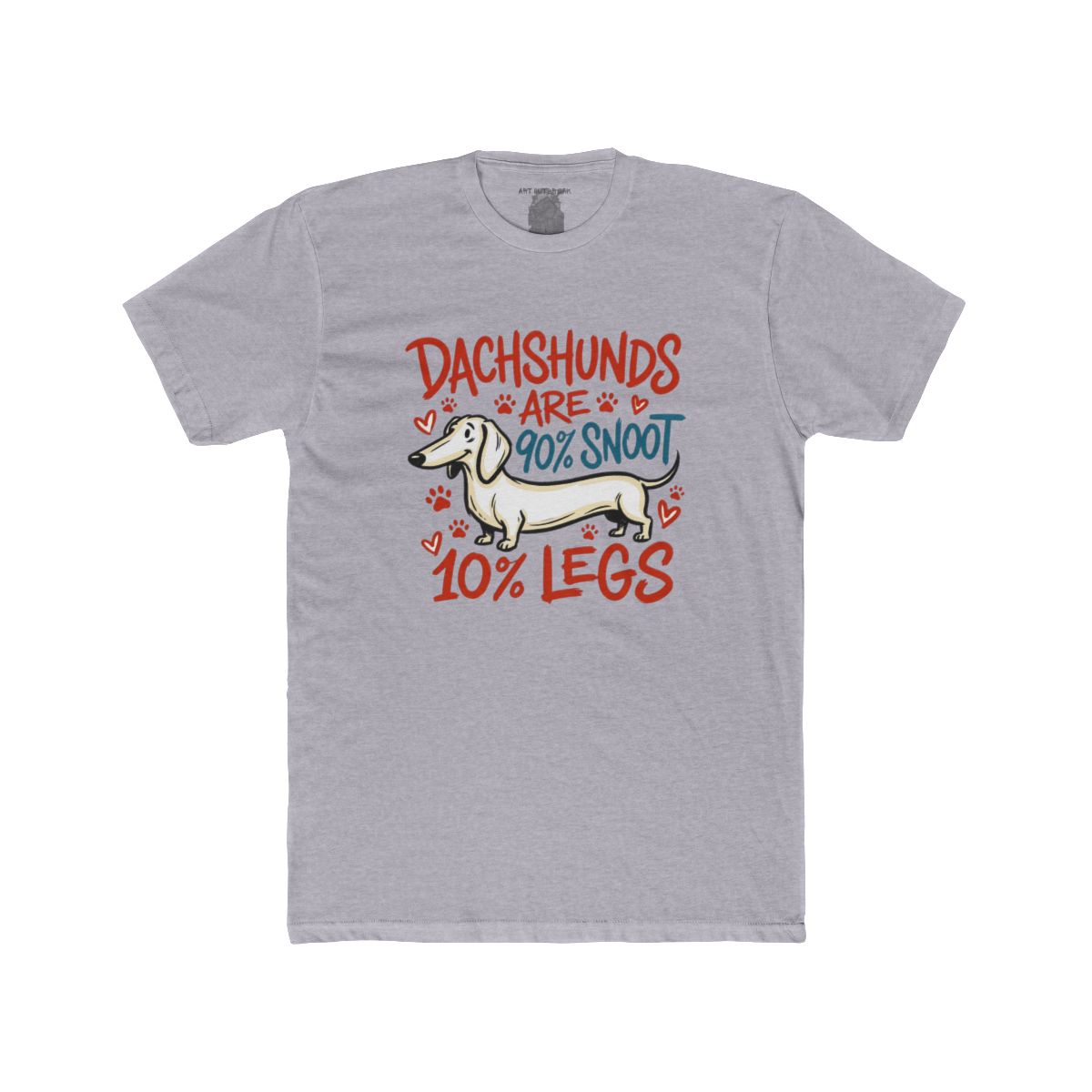 Dachshunds are 90% Snoot 10% Legs T-Shirt | Cute Wiener Dog Tee - Image 2