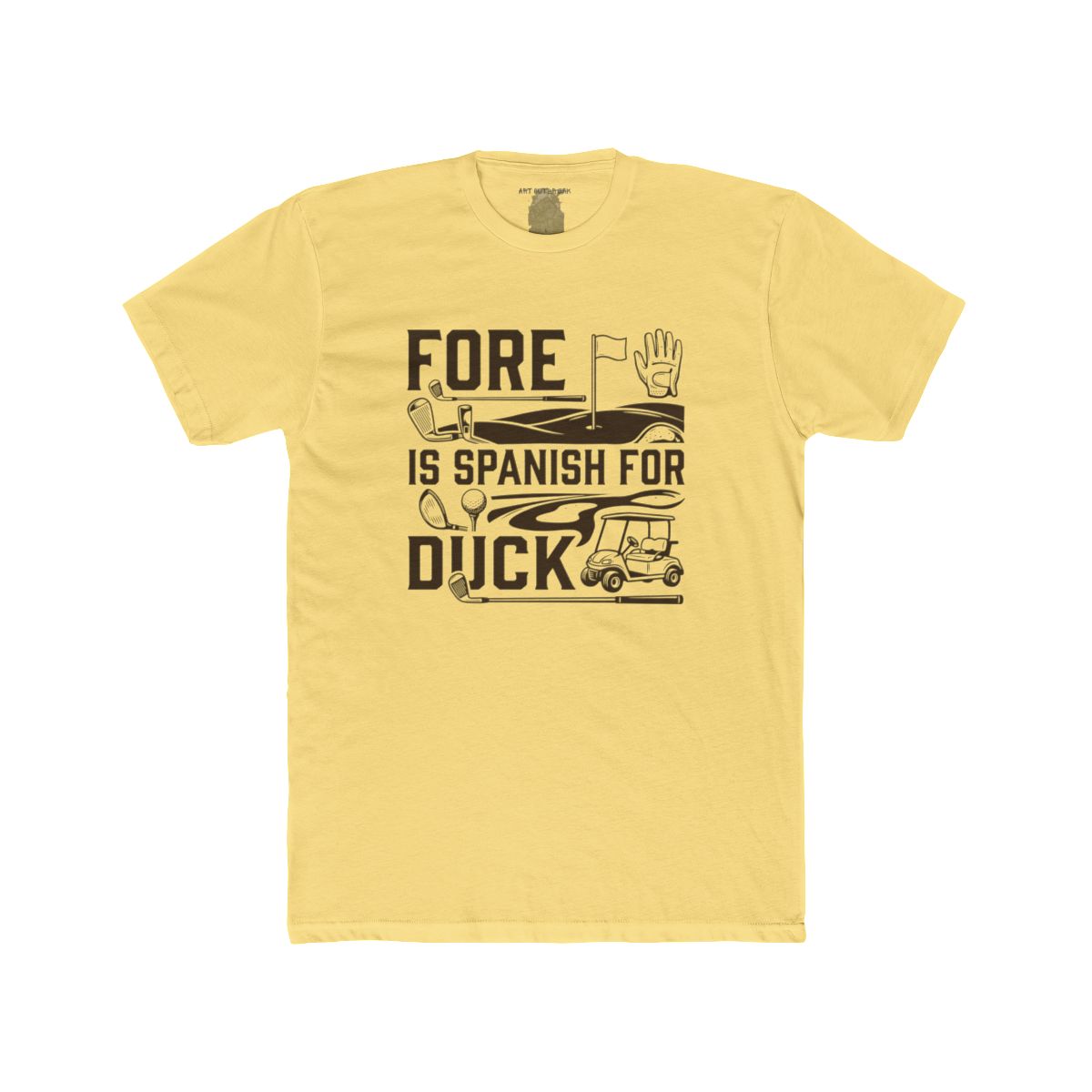 Fore Is Spanish For Duck golf shirt | Golf Tee, Golf Cart, Funny Golf Saying - Image 3