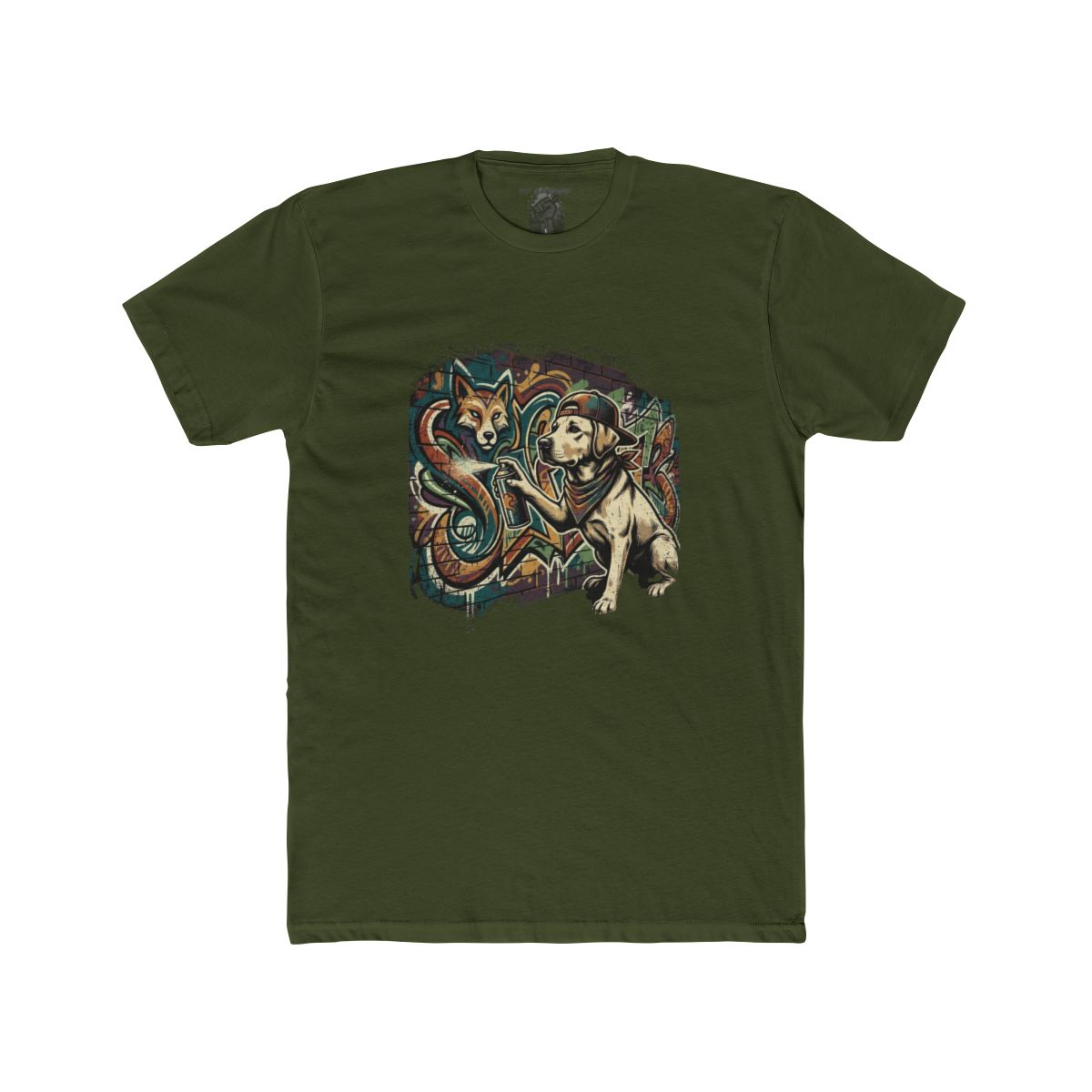 Graffiti Labrador Tee | Street Art Dog with Spray Paint Shirt - Image 13