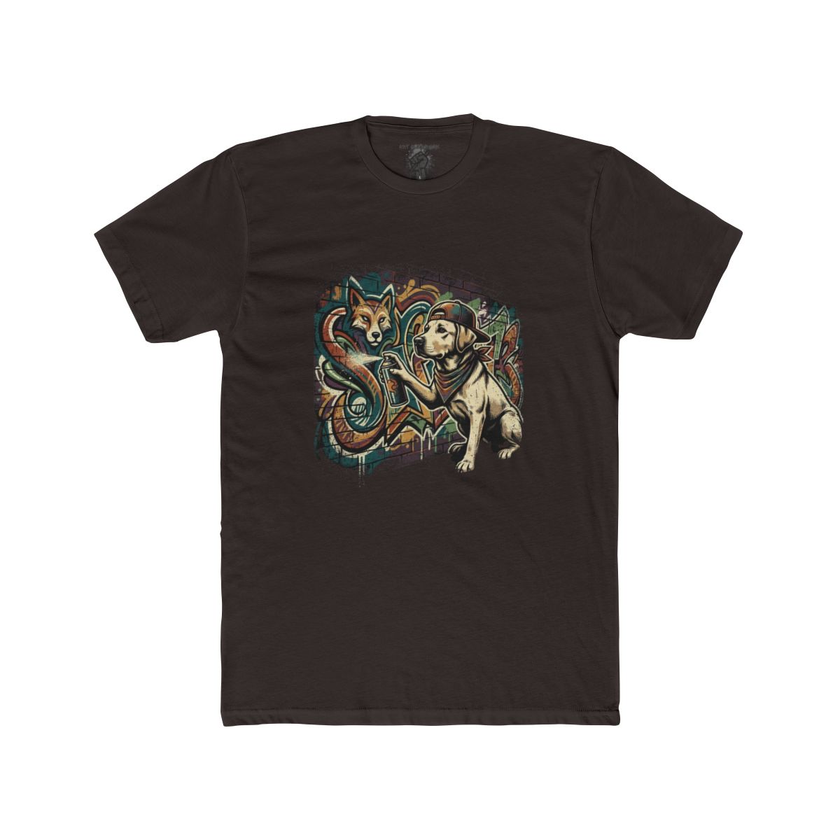 Graffiti Labrador Tee | Street Art Dog with Spray Paint Shirt - Image 5