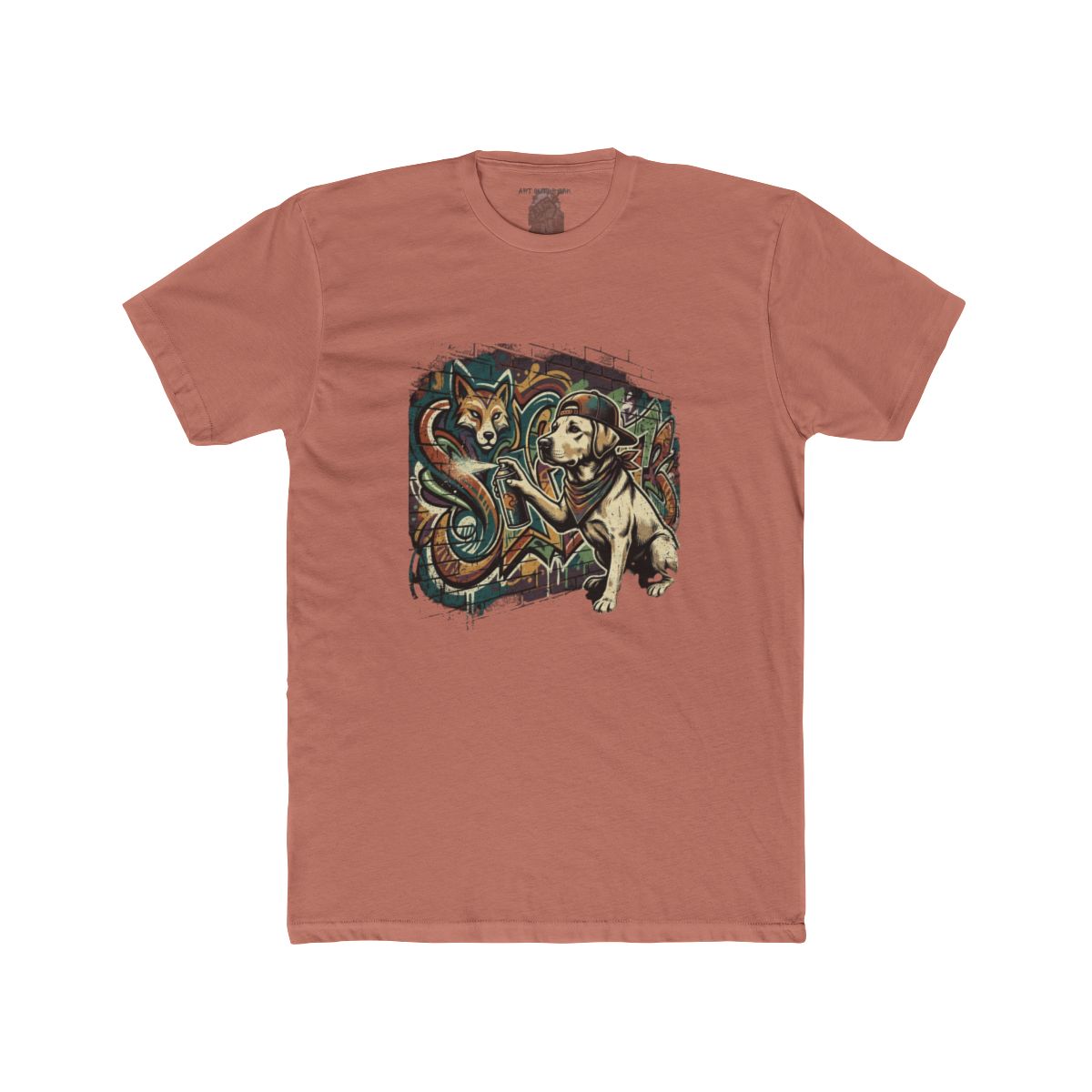 Graffiti Labrador Tee | Street Art Dog with Spray Paint Shirt - Image 6