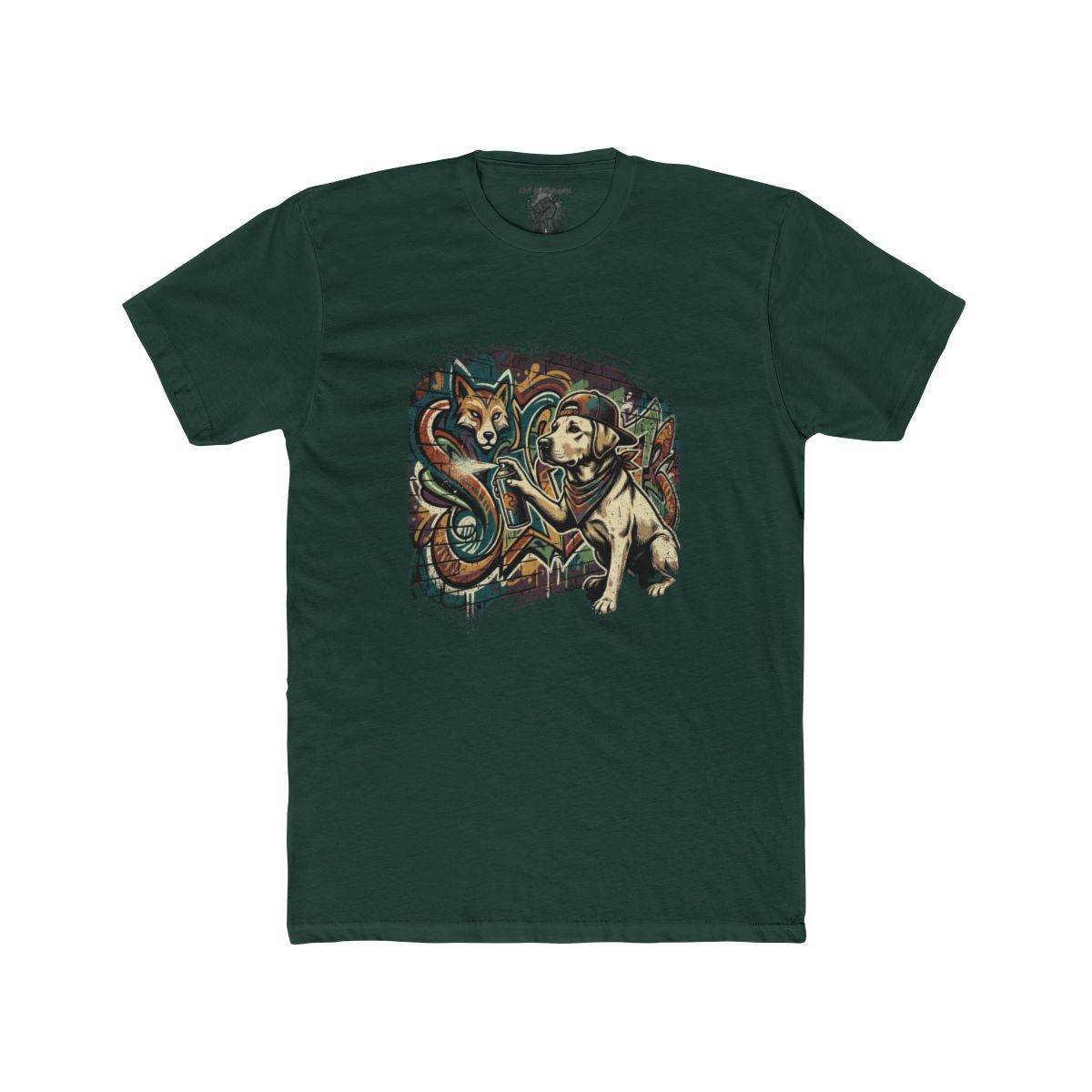 Graffiti Labrador Tee | Street Art Dog with Spray Paint Shirt - Image 7