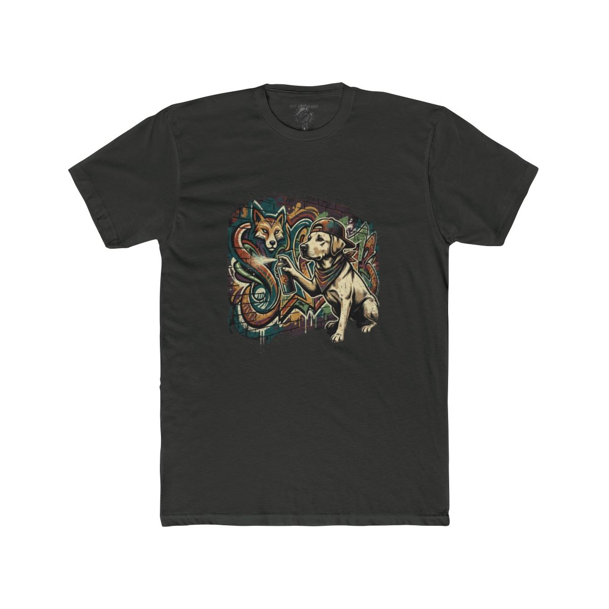 Graffiti Labrador Tee | Street Art Dog with Spray Paint Shirt - Image 9