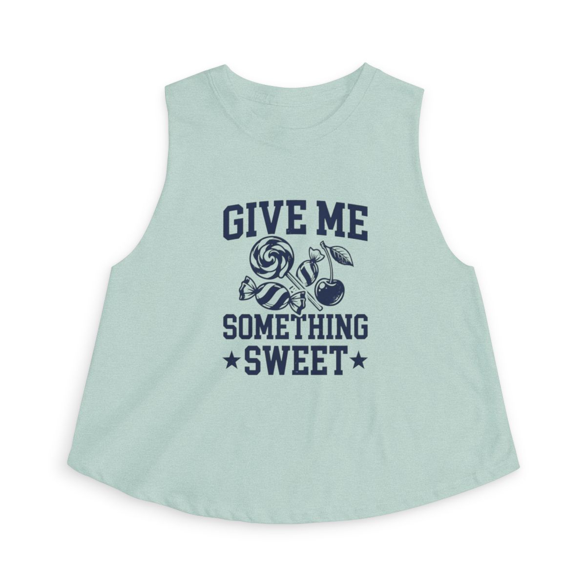 Give Me Something Sweet Crop Top | Candy Graphic, Cherry & Lollipop - Image 3