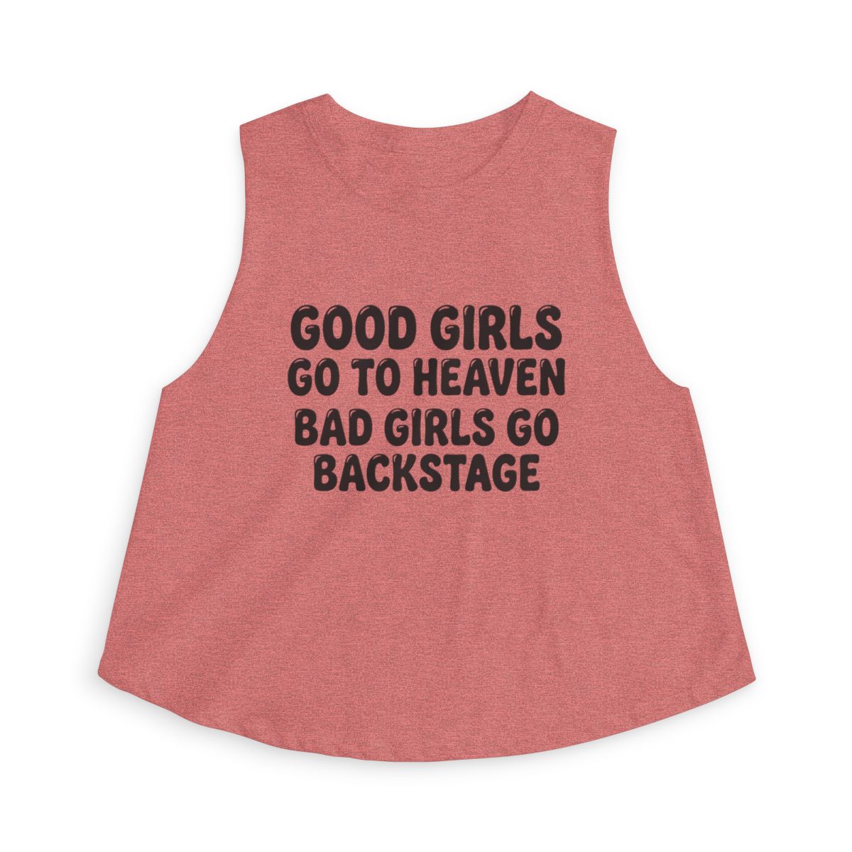 Good Girls Go To Heaven Bad Girls Go Backstage Crop Top | Rock Concert Tee - Image 5