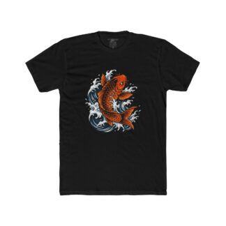 Koi Fish Wave Graphic Tee | Japanese Carp Tattoo Shirt