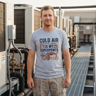 Cold Air Is My Superpower Shirt lifestyle photo