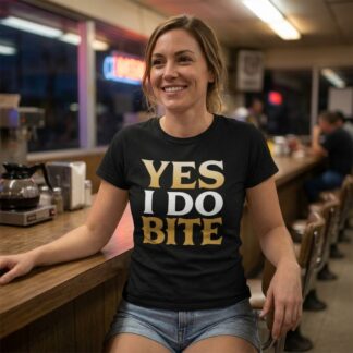 Yes I Do Bite Shirt lifestyle photo