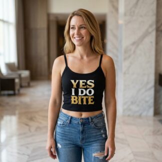 Yes I Do Bite Tank Top lifestyle photo
