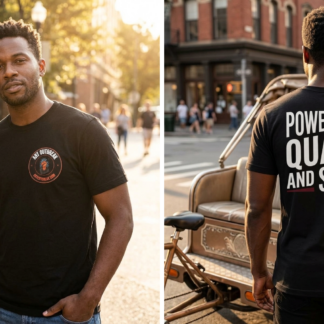 Powered by Quads and Spite Shirt lifestyle photo