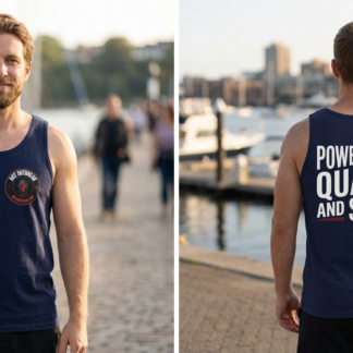 Powered by Quads and Spite Tank lifestyle photo