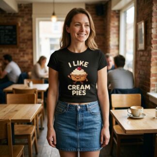 I Like Cream Pies Baby Tee lifestyle photo