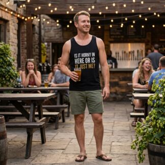 Is It Horny In Here Or Is It Just Me? Tank Top lifestyle photo
