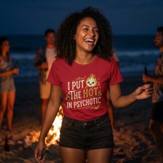 I Put the Hot in Psychotic Shirt lifestyle photo
