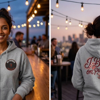 I Blush On Purpose Hoodie lifestyle photo