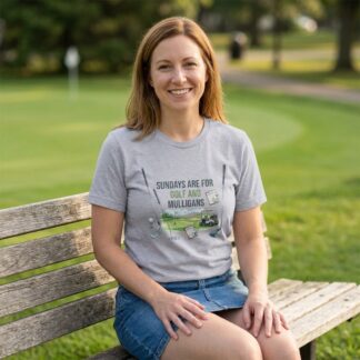 Sundays Are For Golf and Mulligans T-Shirt lifestyle photo