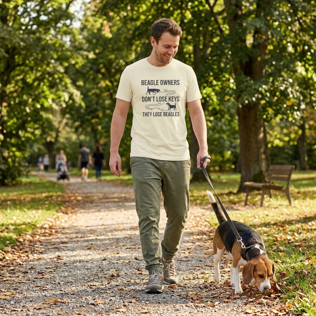 Beagle Owners Don’t Lose Keys They Lose Beagles Tee | Beagle Shirt, Dog Owner Humor