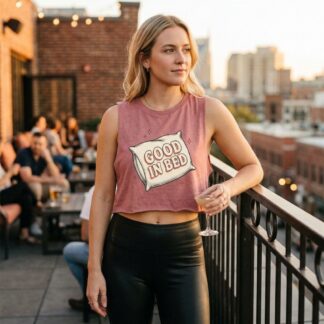 Good in Bed Crop Top lifestyle photo