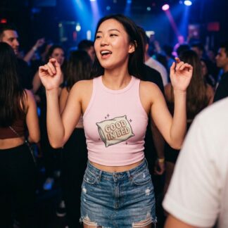 Good in Bed Racer Tank lifestyle photo