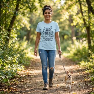 I Only Run on Chihuahua Energy T-Shirt lifestyle photo