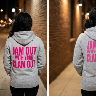 Jam Out With Your Clam Out Zip Hoodie lifestyle photo