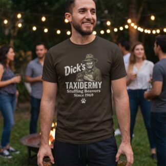 Dick's Taxidermy Stuffing Beavers Tee lifestyle photo