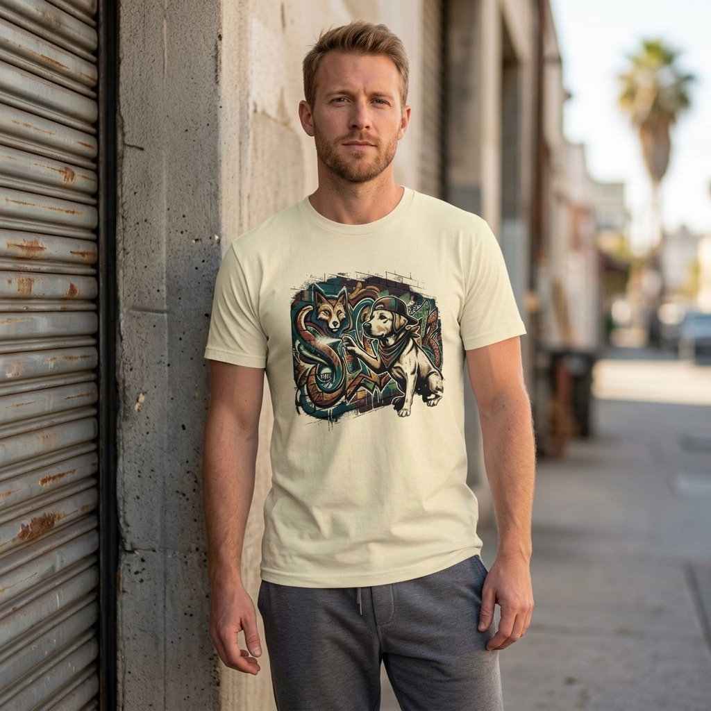 Graffiti Labrador Tee lifestyle photo