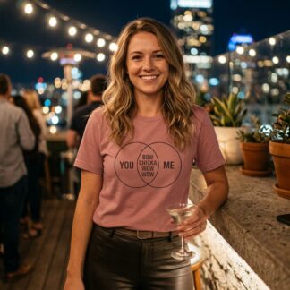 You Me Bowchickawowwow Venn Diagram Shirt lifestyle photo