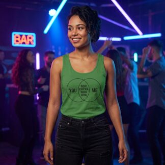You + Me Venn Diagram Tank Top lifestyle photo