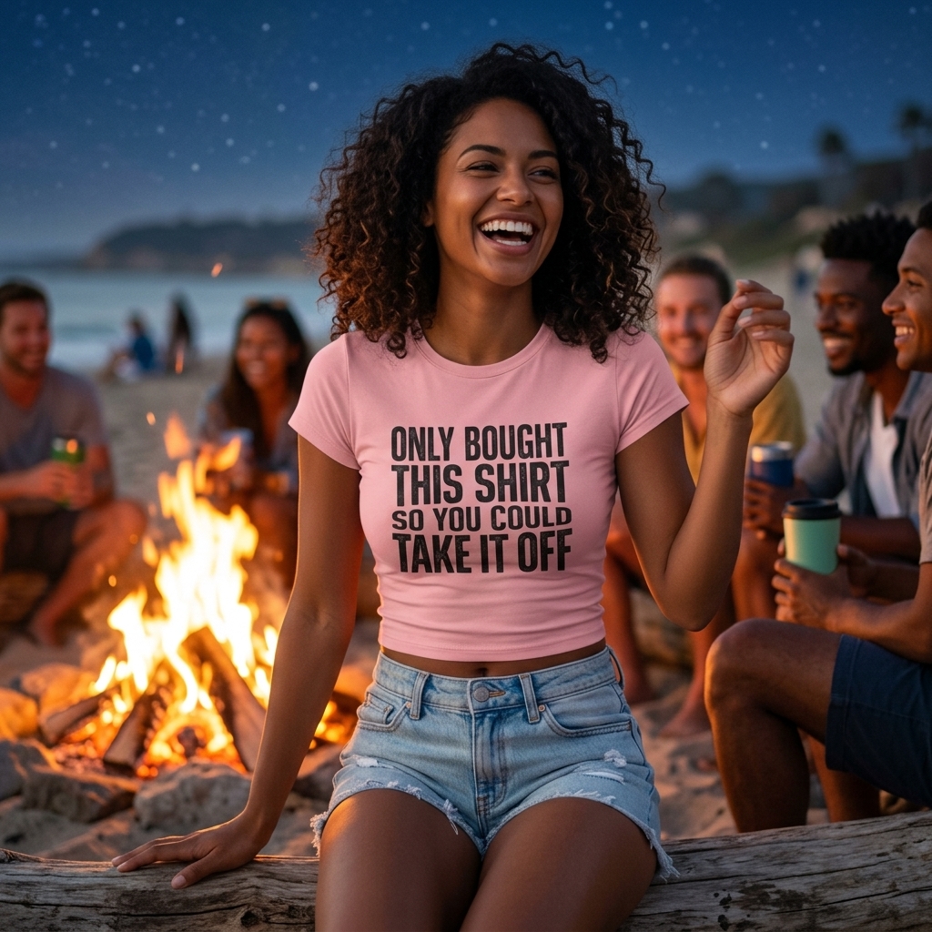 Only Bought This Shirt So You Could Take It Off Tee lifestyle photo