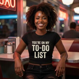 Women's Baby Tee lifestyle photo