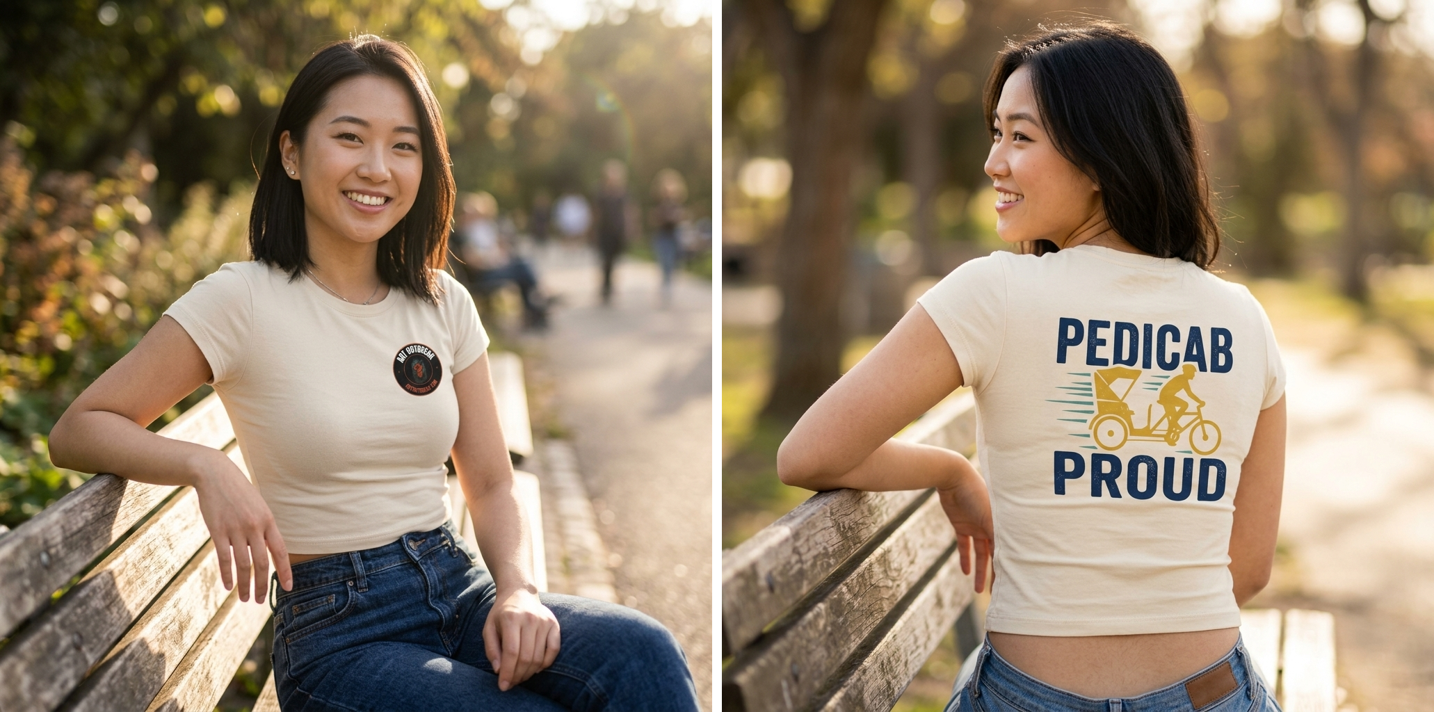 Pedicab Proud Tee lifestyle photo