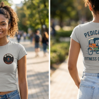 Pedicab Life Fitness On Wheels Tee lifestyle photo