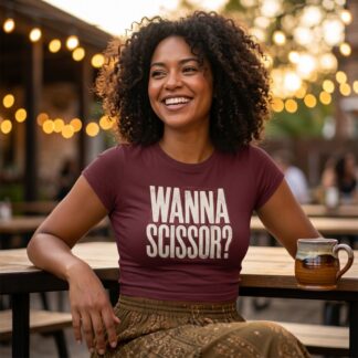 Wanna Scissor? Graphic Tee lifestyle photo