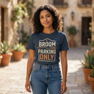 Broom Parking Only T-Shirt lifestyle photo