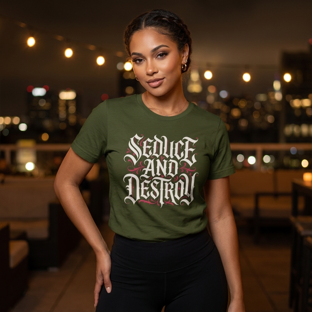 Seduce and Destroy Shirt lifestyle photo