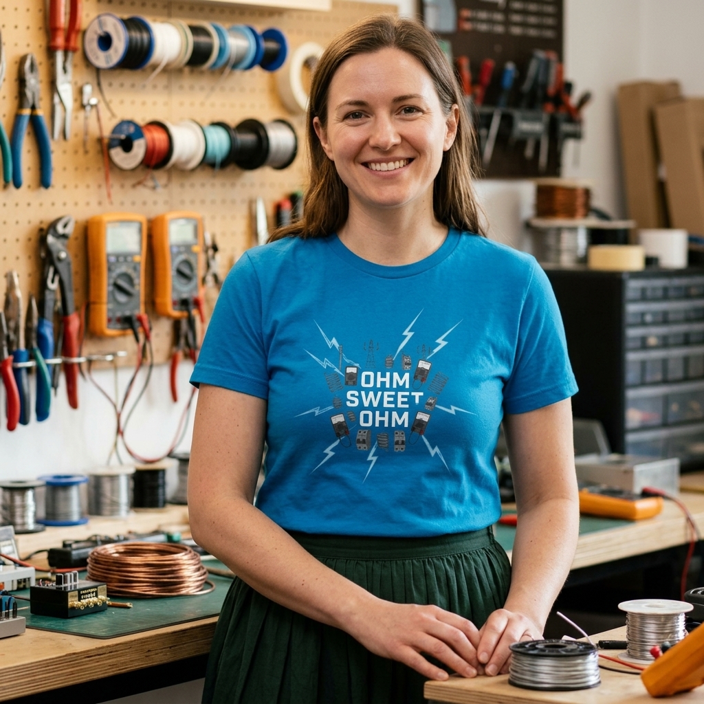 Ohm Sweet Ohm Tee | Electrical Engineer Shirt, Resistance Circuit Design