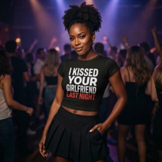 I Kissed Your Girlfriend Last Night Baby Tee lifestyle photo
