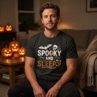 Spooky and Sleepy Tee lifestyle photo