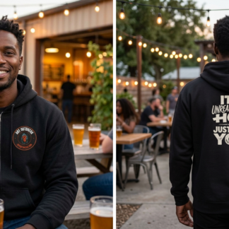 It's Unreasonably Hot Just Like You Zip Hoodie lifestyle photo