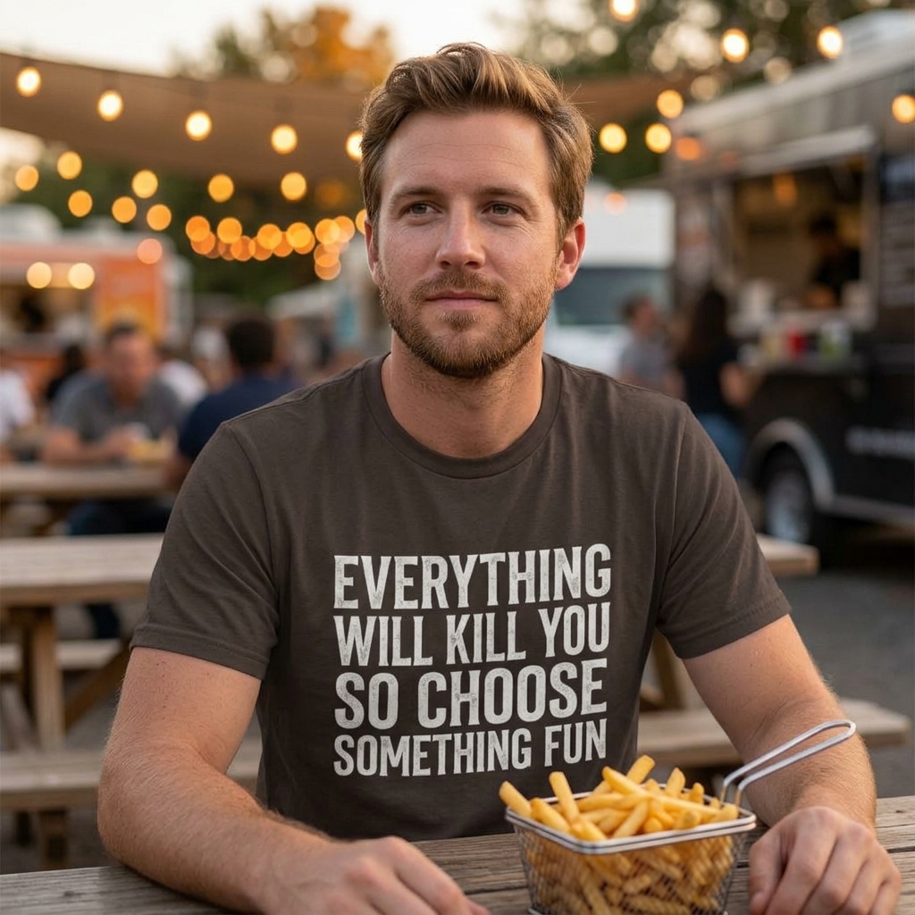Everything Will Kill You So Choose Something Fun Tee | Funny Quote T-Shirt