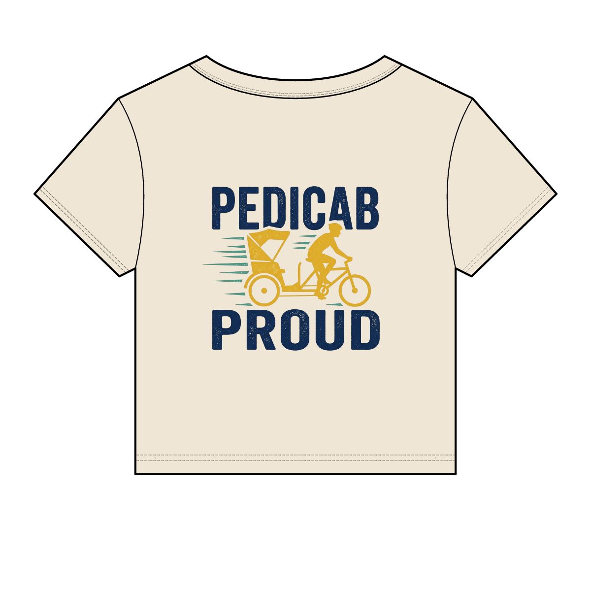 Pedicab Proud Tee | Women's Baby Tee - Image 2