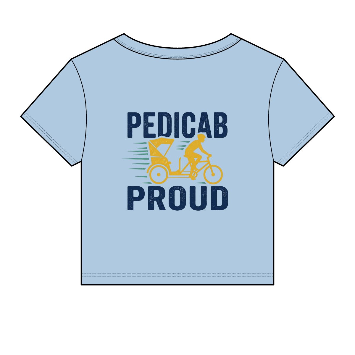 Pedicab Proud Tee | Women's Baby Tee - Image 3