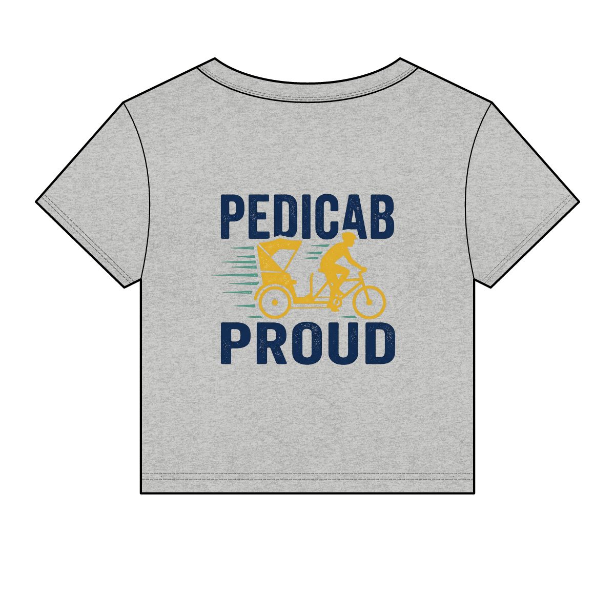 Pedicab Proud Tee | Women's Baby Tee - Image 4