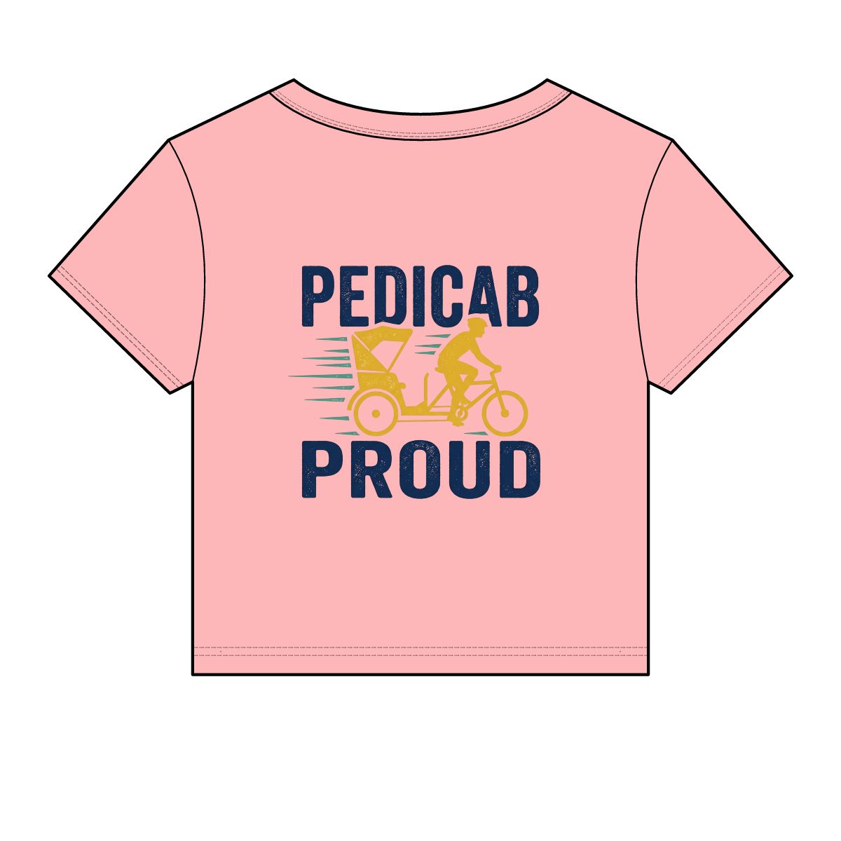 Pedicab Proud Tee | Women's Baby Tee - Image 5