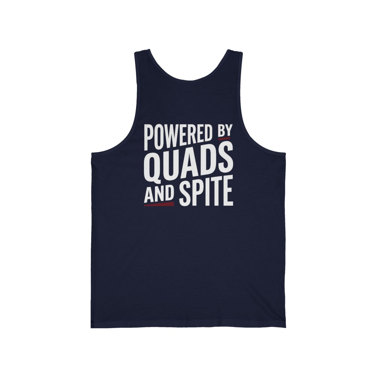 Powered by Quads and Spite Tank | Pedicab Driver Muscle Tank - Image 5